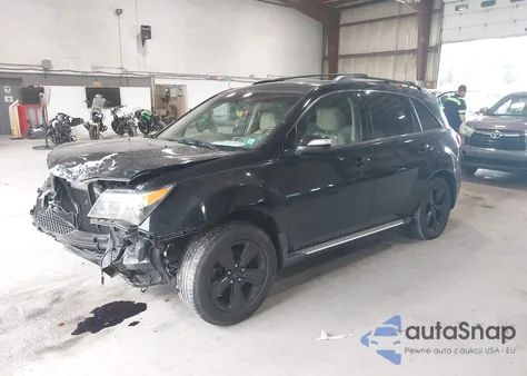 2013 Acura Mdx Technology Package из США, поврежденный, VIN 2HNYD2H3XDH503810